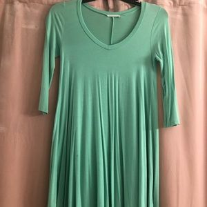 Kelly Green Stretchy Dress
